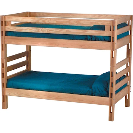 Casual Twin Over Twin Bunk Bed